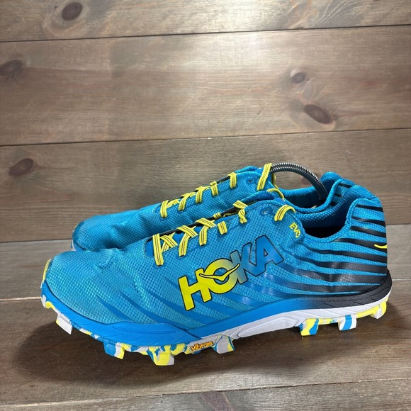 Hoka Other - Hoka Evo Jawz Mens size 11.5 shoes Blue hiking Sole trail running shoes